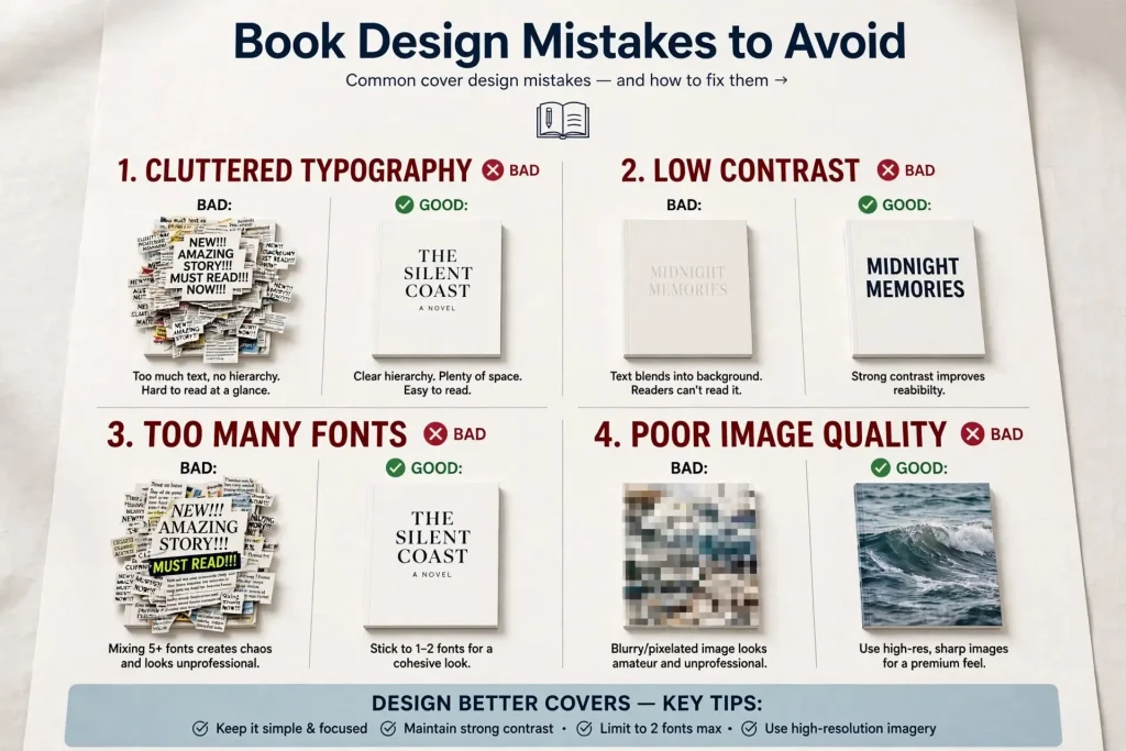 Book Design Mistakes to Avoid