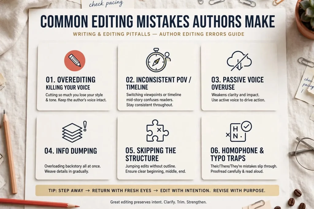 Common Editing Mistakes Authors Make