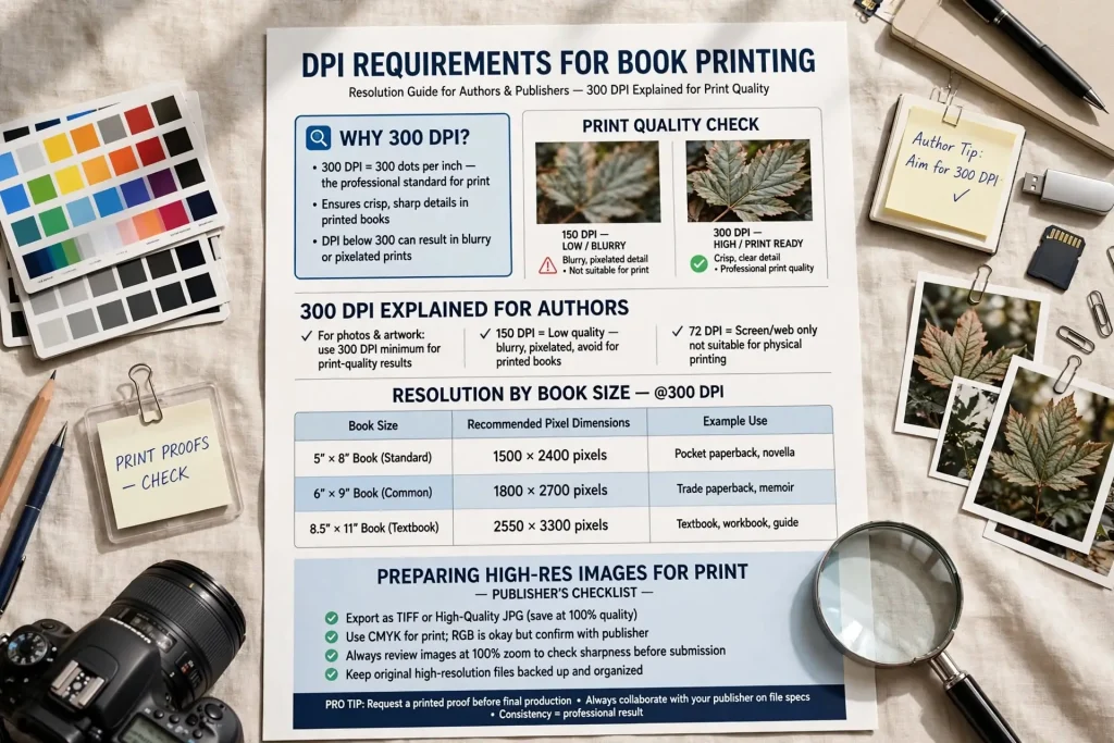 DPI Requirements for Book Printing