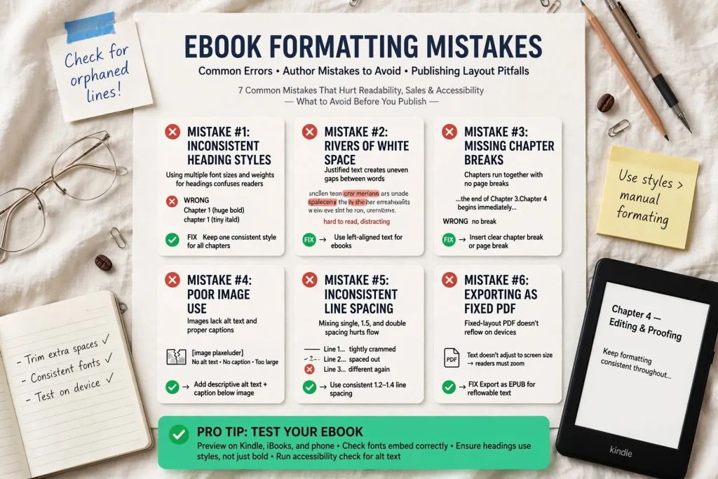 Ebook Formatting Mistakes
