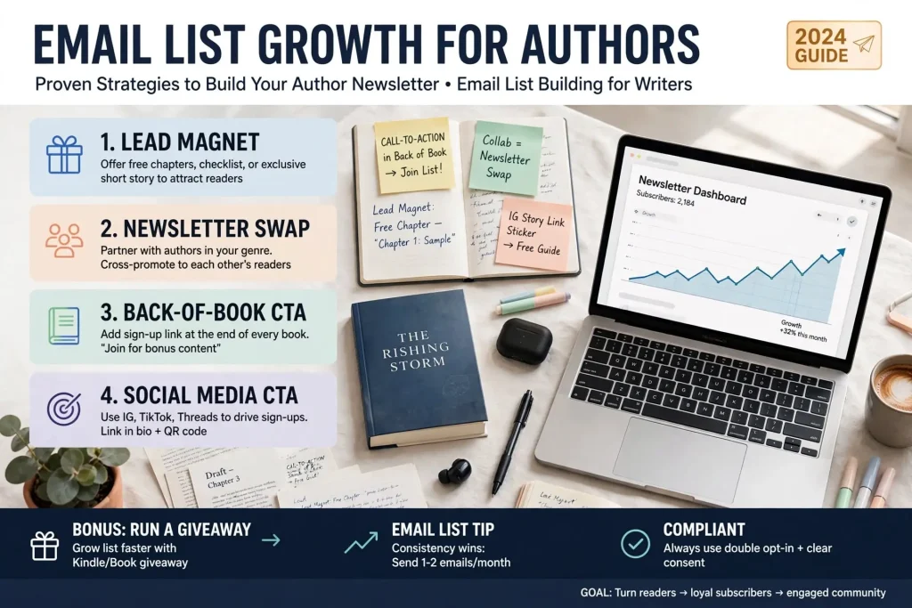 Email List Growth Authors
