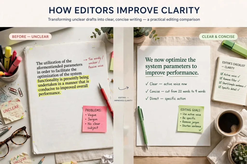 How Editors Improve Clarity