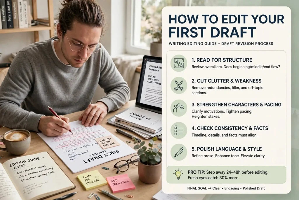 How to Edit Your First Draft