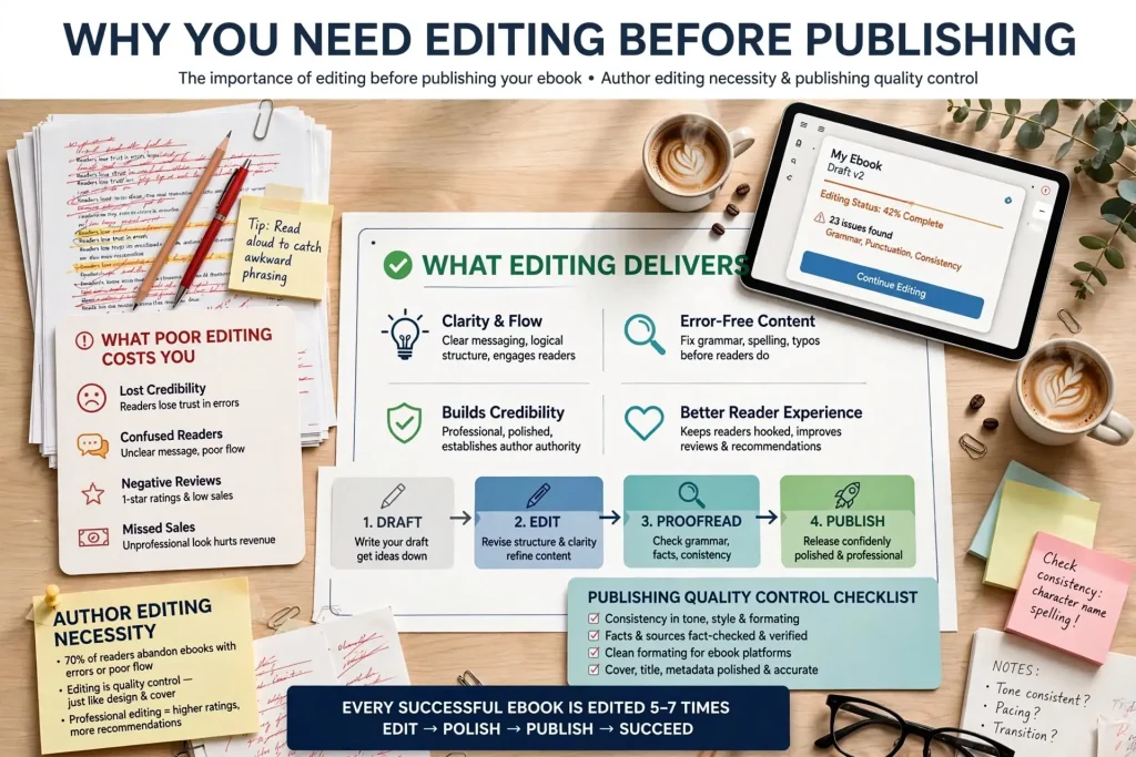 Why You Need Editing Before Publishing